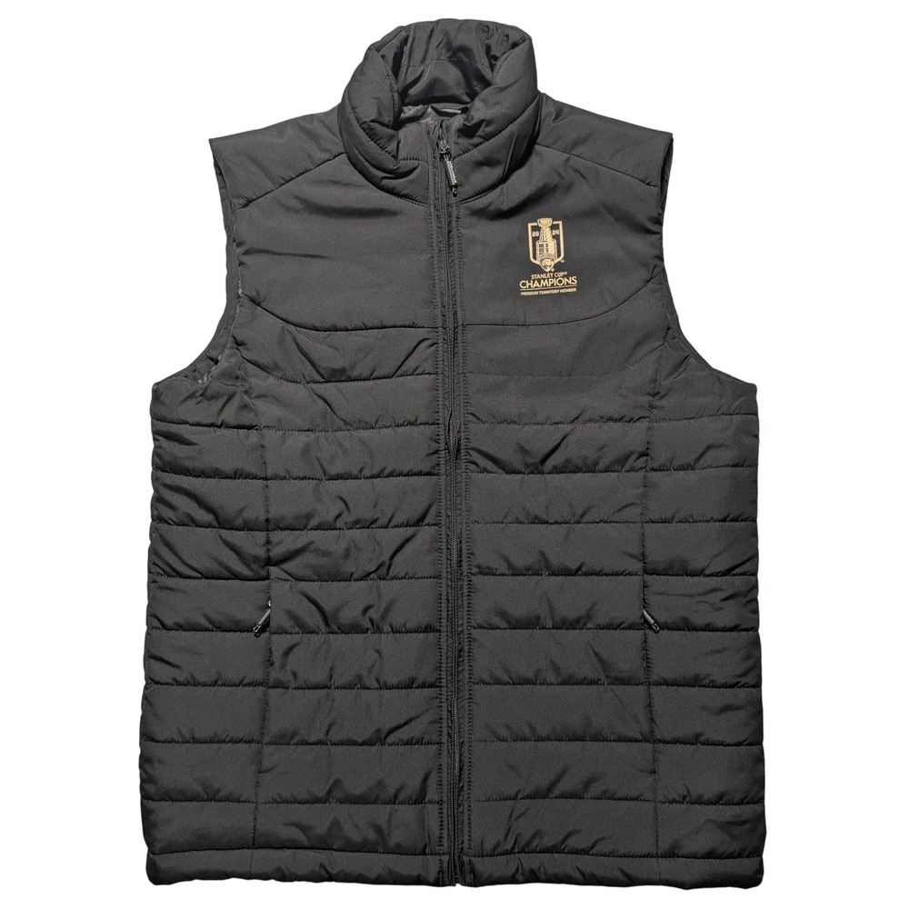 Florida Panthers 2024 Stanley Cup Champions Stormtech Puffer Vest Mens M Black